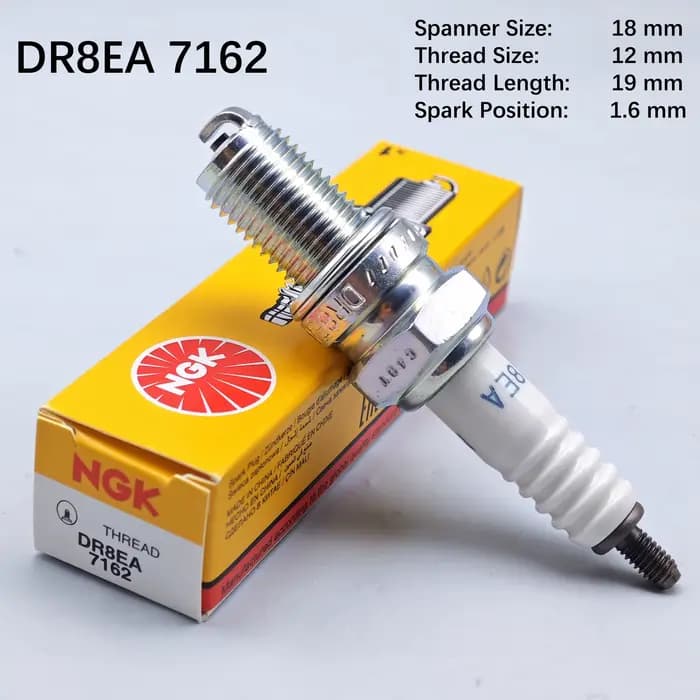4pcs Original Moto NGK Bougie D'allumage DR8EA DPR8EA-9 Moto Bougie D'allumage