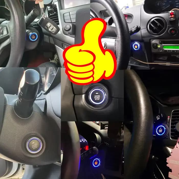 Système de bouton de démarrage, alarme de voiture avec démarrage automatique, verrouillage central u