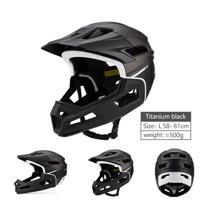 Casques de vélo intégraux casque vtt détachable pour VTT adulte course moto équitation casque de séc