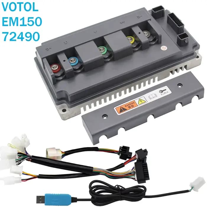 VOTOL – moteur à onde sinusoïdale sans balais pour moto et Scooter électrique, moyeu DC QS, Programm