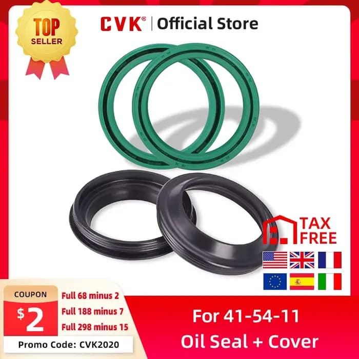 CVK 41x54x11 41 54 11 joint d'huile et joint anti-poussière pour amortisseur de fourche avant pour H