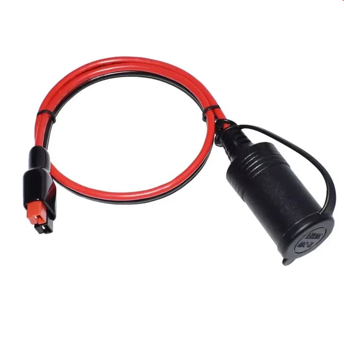 Allume-cigare femelle 12V, câble robuste 12awg 30a avec pôle d'alimentation Anderson pour transfert/