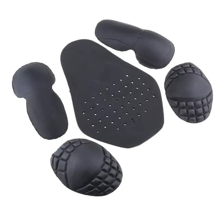 Protecteur de moto, 5 pièces, veste d'équitation, dos, coude, épaule, armure, protecteur d'insertion