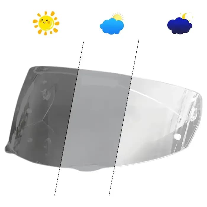 Visière photochromique pour casque de moto, lentille de protection pour HJC I90 i90 HJ-33
