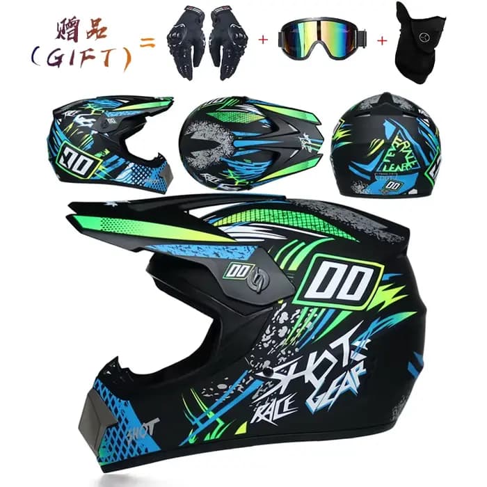 Casque moto tout-terrain Cascos para Motos ATV tout terrain casque de vélo de plage vélo DH descente