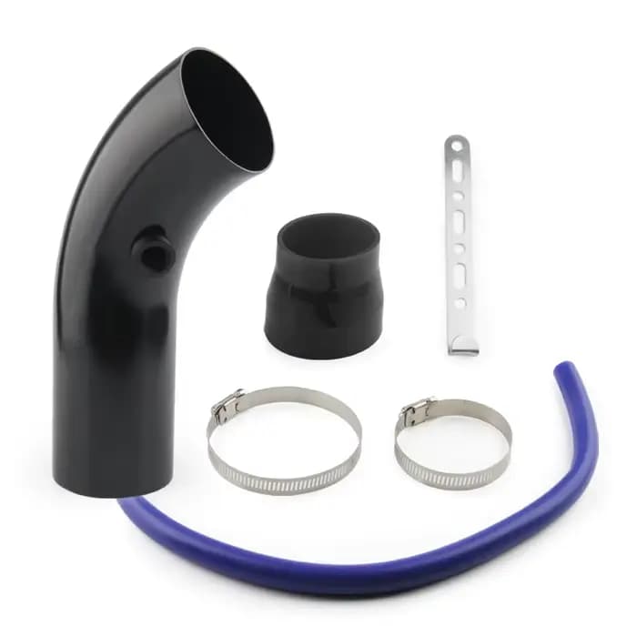 Système d'admission d'air froid universel en aluminium, 3 pouces, 75mm, Tube à Induction Turbo, coul