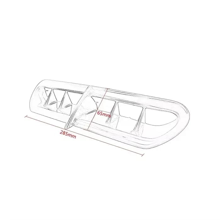Évent de carénage avant de moto pour Harley Touring Electra, garniture extérieure d'accent, pièces d