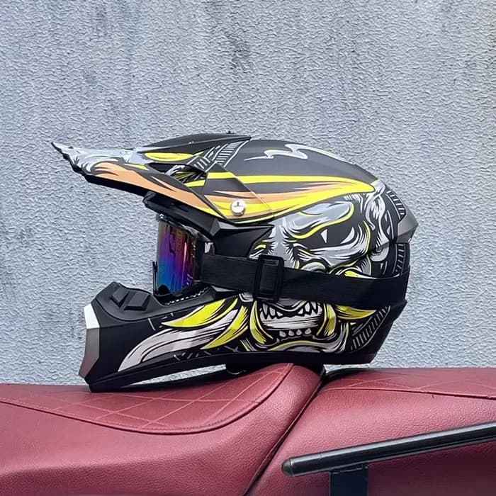 Casque de Motocross pour moto Dirt Bike vtt VTT DH MX hors route Capacetes casques