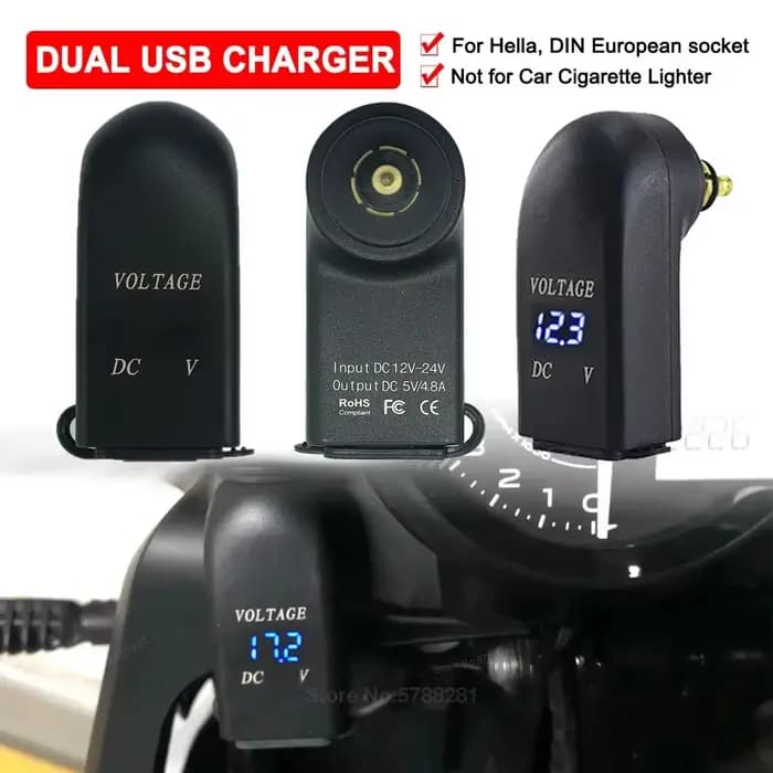 Adaptateur de chargeur double USB pour moto, accessoires pour BMW R1200RT F800GS F800ST K1200GT R125