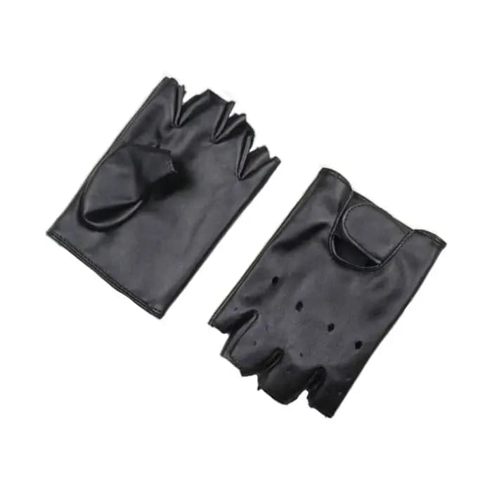 DOMEN – gants demi-doigts en cuir synthétique unisexe, équipement d'équitation, de conduite, de Fitn