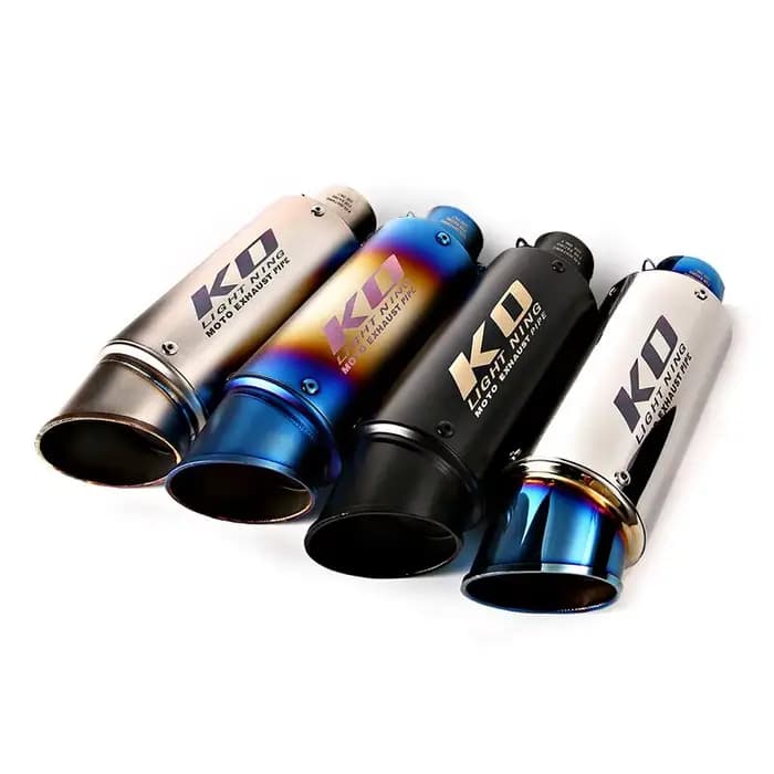 Tuyau en acier inoxydable pour moto, Escape Mid Link Pipe, Slip-On Silencieux, PerfecDB Killer, Sac