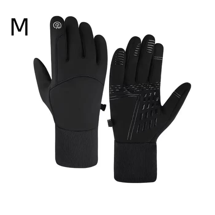 Gants d'hiver thermiques imperméables pour hommes et femmes, essentiels par temps froid avec doigt p