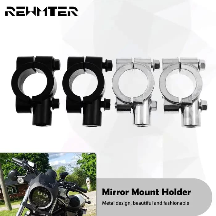 Support de rétroviseur de guidon de moto, adaptateur de pince, support de rétroviseur, support rapid