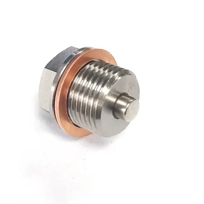 Bouchon de vidange d'huile magnétique en acier inoxydable, 2,2 d'écrou de vidange de puisard, joint