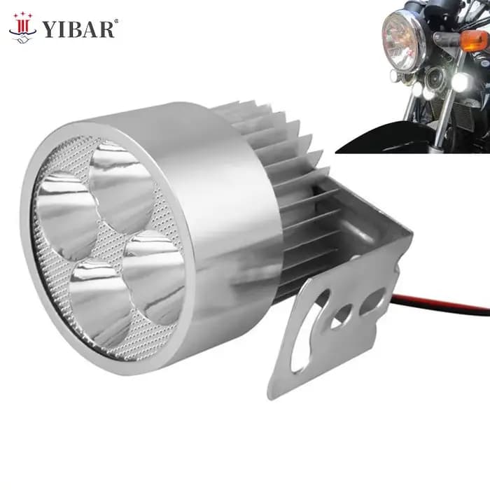 Phare antibrouillard étanche pour moto, budgétaire de sauna, conduite DRL, 4LED, 12 V-85V