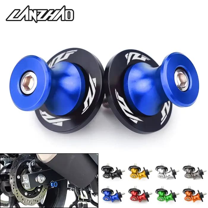 Bobines de bras oscillant de moto YZF, vis de support M6, accessoires de moto en aluminium CNC pour