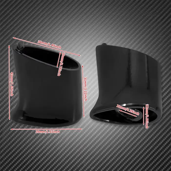Support de clignotant arrière de moto, support noir/Chrome pour Harley Sportster XL 1200 883 72 48 I