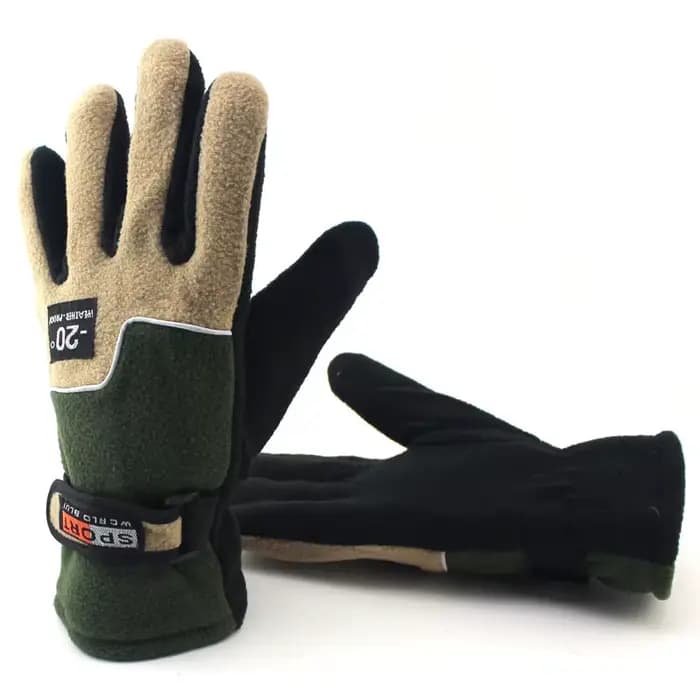 Gants chauds d'hiver pour hommes, ski en plein air, cyclisme, Sports de plein air, mitaines à cinq d