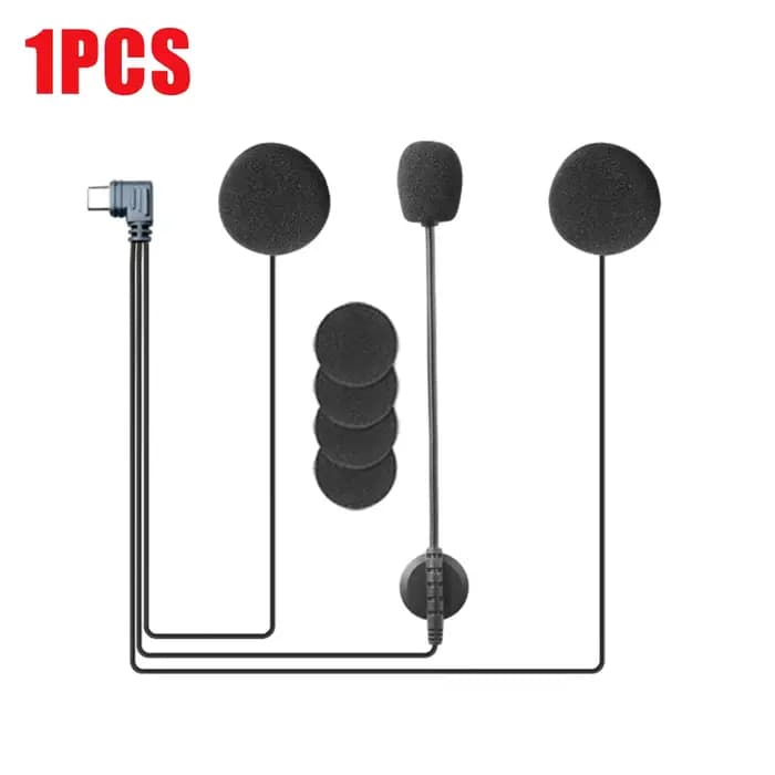 EJEAS V6 PRO + haut-parleur casque pour EJEAS V6 Pro + casque de moto casque Bluetooth casque de mot