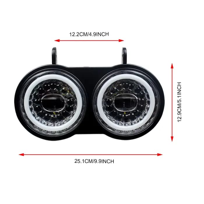 Phare LED double lumière pour moto, pour Buell XB modèle 2003 – 2010