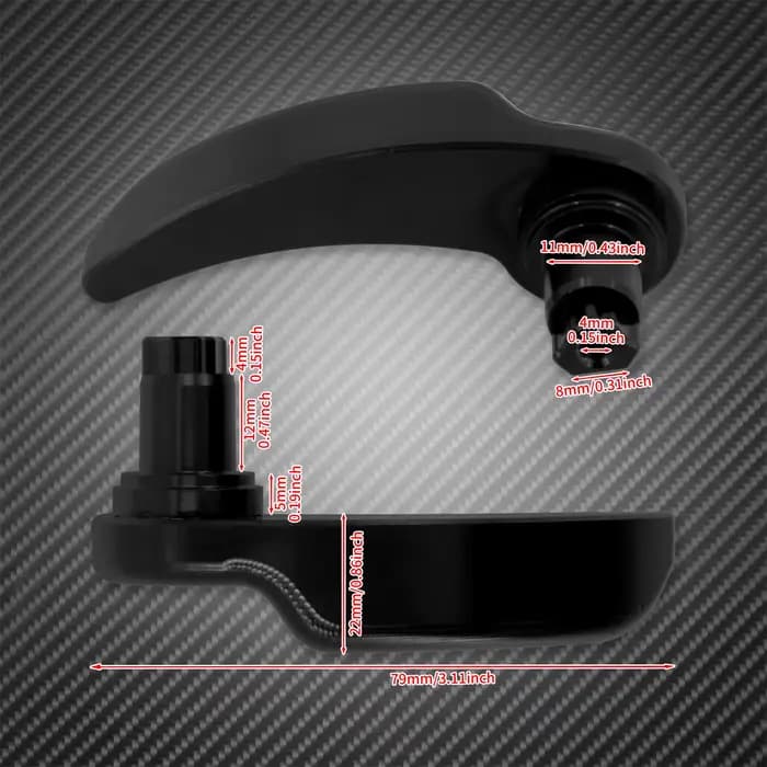 Kit de loquet de sacoche de moto, levier de levage de couvercle noir pour Harley Touring Road King S