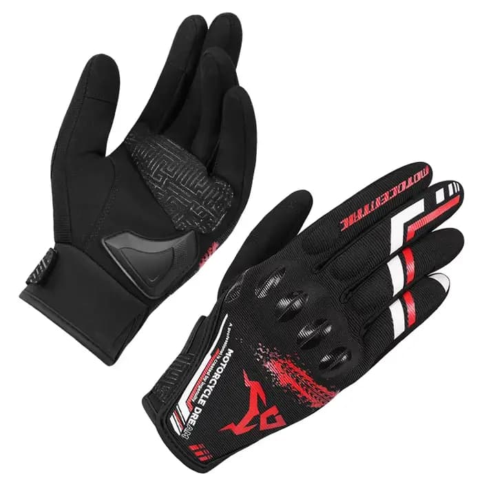 Gants de moto d’été, gants de conduite respirants, gants de motocross antidérapants, compatibles écr