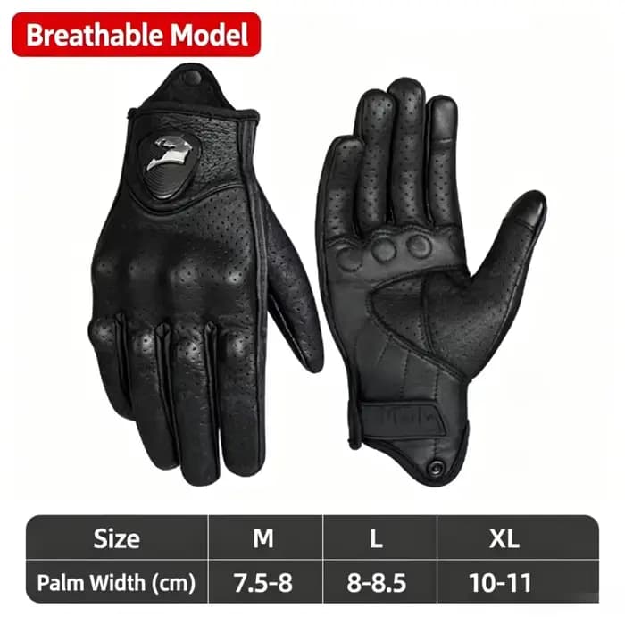Gants de moto rétro pour hommes et femmes, coupe-vent, chauds, antidérapants, anti-chute, gants de c