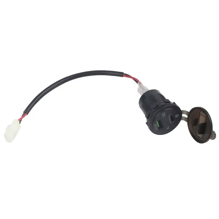 Chargeur rapide USB pour moto, accessoires de téléphone portable, prise adaptateur, citations, touri