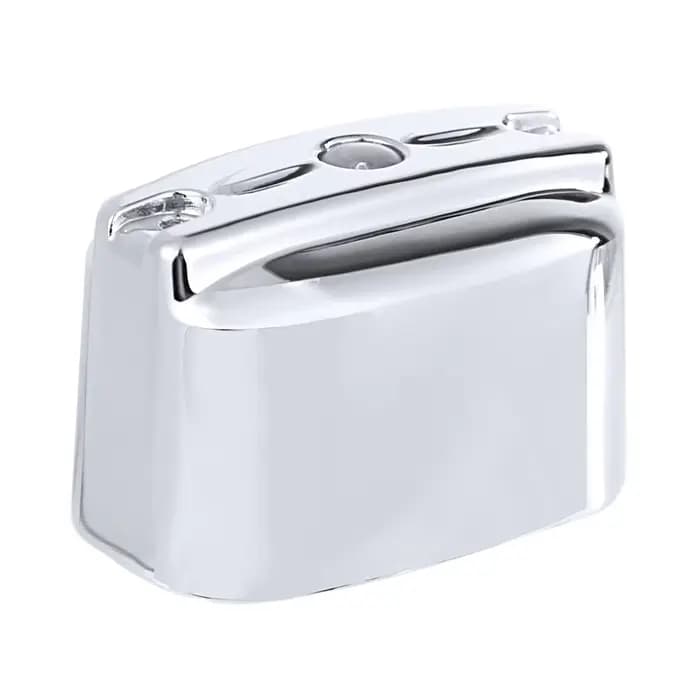 Couvercle de maître-cylindre de frein arrière en aluminium chromé, pour Harley Heritage Softail Fatb