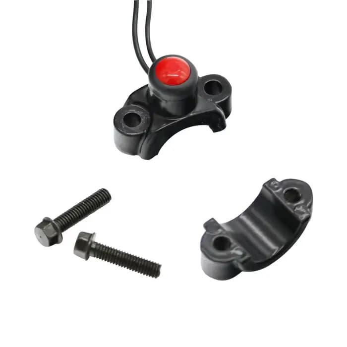 LMoDri – interrupteurs universels pour moto, en aluminium, 22mm, montage sur guidon, phare, démarrag