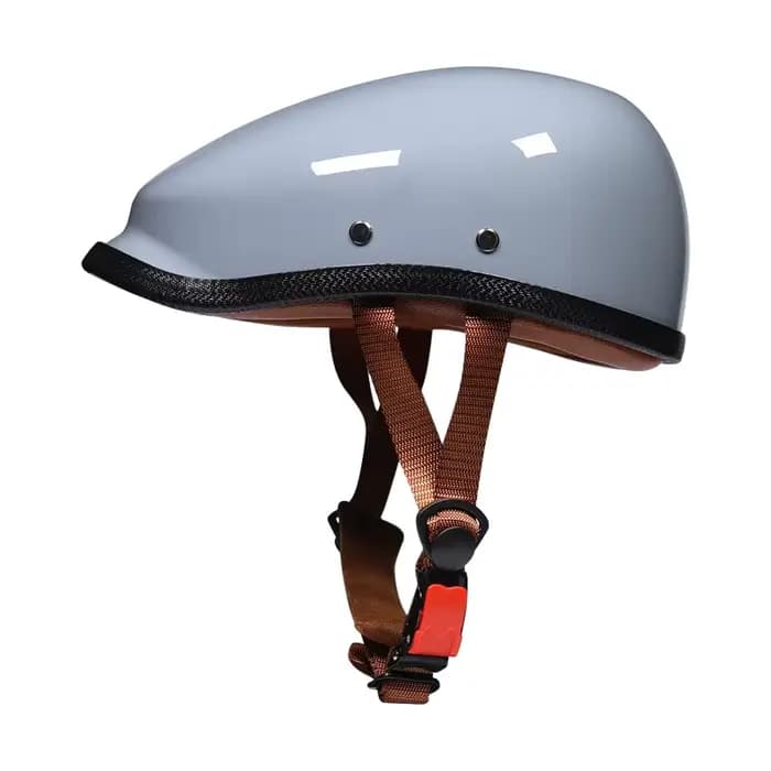 Demi-casque de chopper rétro, béret ouvert pour moto, grand bonhomme DS, scooter de haute qualité