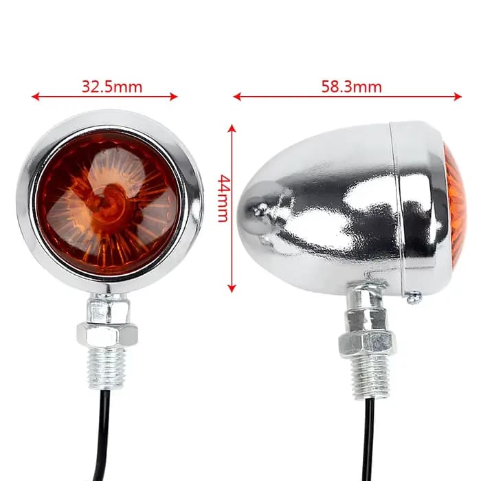 Clignotants LED universels pour moto, feux arrière, indicateur de scooter, accessoires de vélo de co