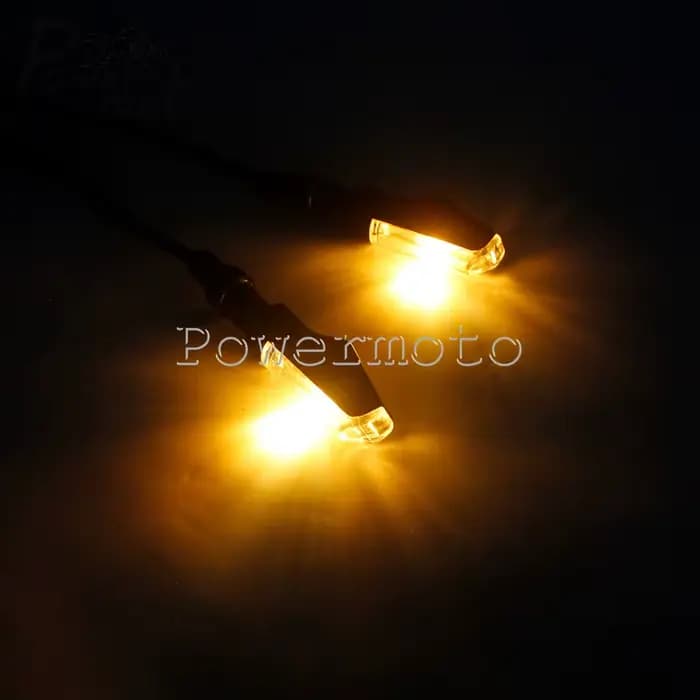 Clignotant LED universel étanche e-mark pour motos, coque en aluminium, pour Harley, Honda, Kawasaki
