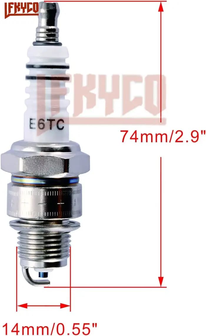 Bougie d'allumage de moto E6TC, pour Yamaha PW50 PW80 PW60 LT50 50cc70cc 90cc 110cc 150cc ATV Quad c