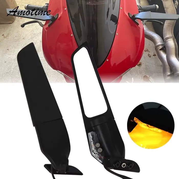 Pour DUCATI Panigale 959 1299 2016-2020 rétroviseurs aile de vent réglable rotatif rétroviseur latér