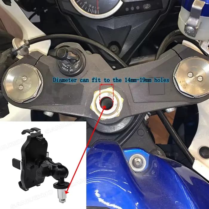 Support de téléphone de Navigation pour HONDA F5 CBR650F VFR1200 BMW S1000RR HP4 2010 14 15, Support