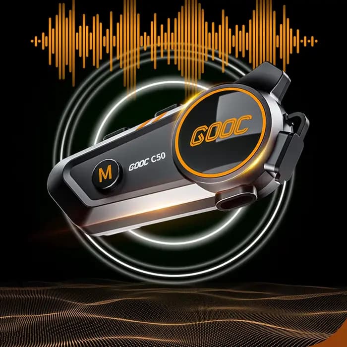 1/2x Interphone de musique Bluetooth 5.3 casque de moto Interphone casque étanche 300m Intercomunica
