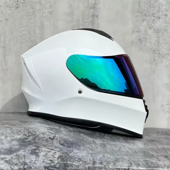 Casque de moto intégral unisexe toutes saisons, certifié DOT, coque en ABS, antichoc, respirant, équ