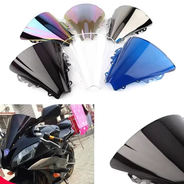 Pare-brise à Double bulle pour moto, pour Yamaha YZF R6 YZFR6 2006 – 2007, accessoires de carénage,