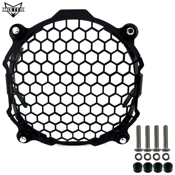 Accessoires de moto, Grille de phare avant, couvercle de protection, filet de phare décoratif pour H