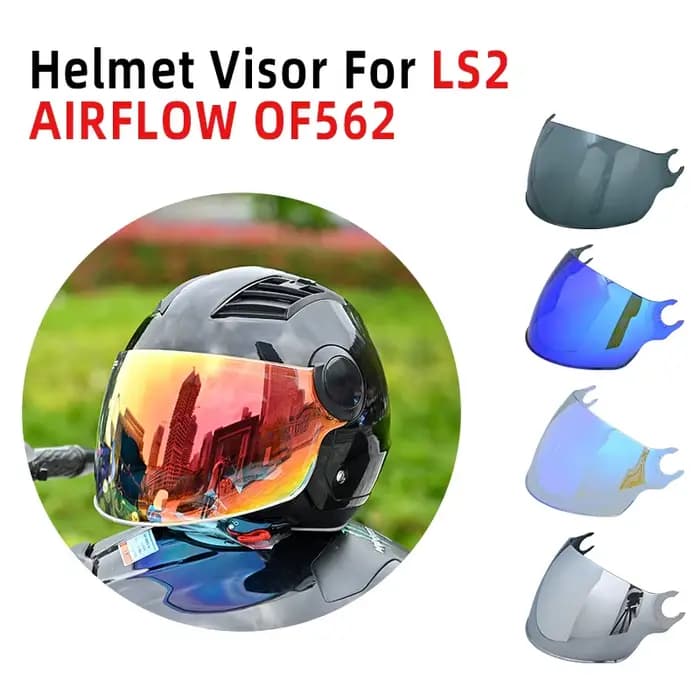 Visière de casque pour LS2 AIRFLOW LS2 DE 562, pare-vent, pièces de rechange, accessoires Cascos Mot