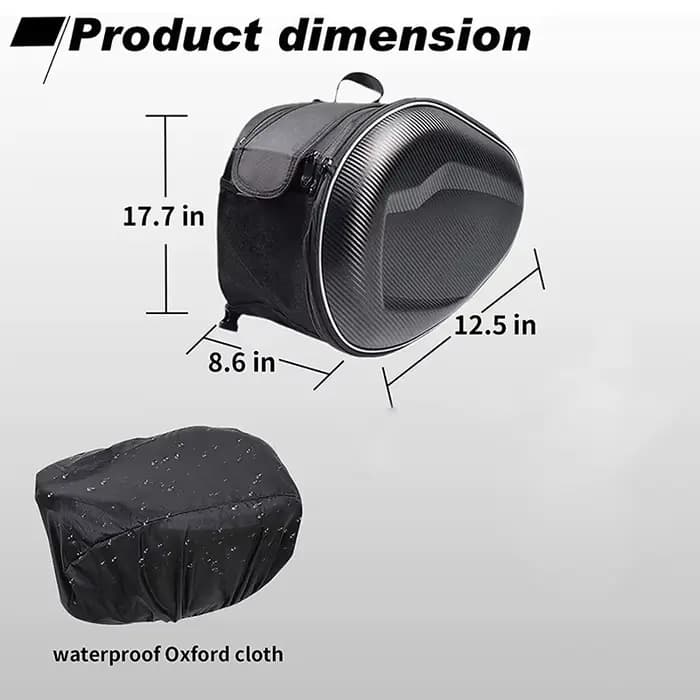 Sacs universels pour sacoches de moto, 2 pièces, sacs de selle pour bagages, fourche de rangement la
