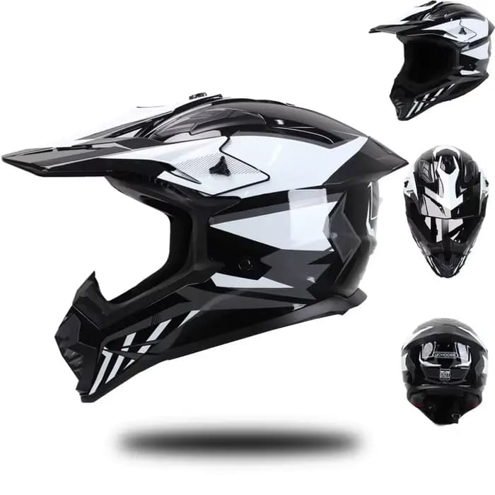 Casque de moto unisexe intégral VTT descente toutes saisons couvrant casque Anti-Collision d'équitat