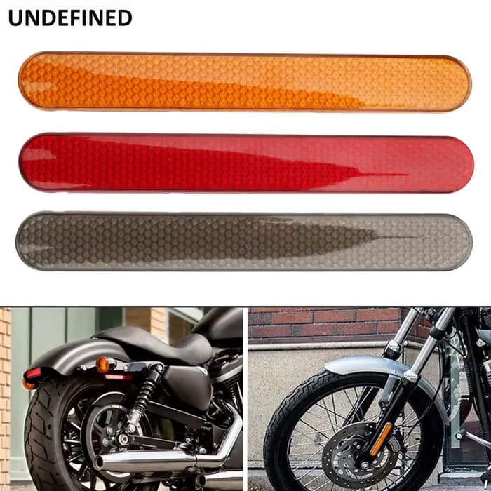Autocollant réflecteur de fourche avant de moto, 2 pièces, autocollant de couvercle de loquet de sac