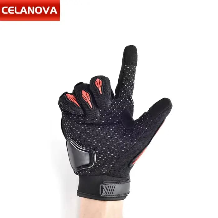 Gants de moto plein doigt hommes écran tactile hors route gants de moto gants de vélo de montagne