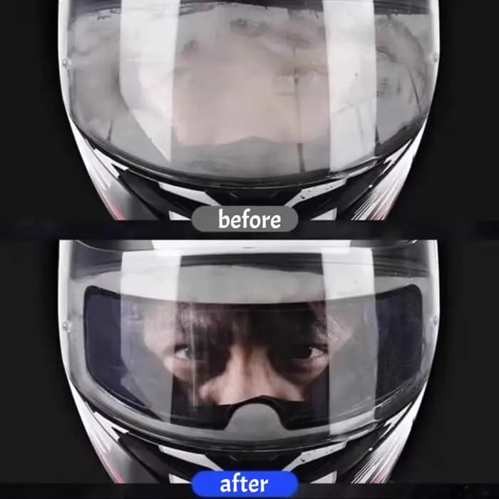 Films Anti-buée pour casque de moto, 2 pièces, autocollants Anti-buée, un incontournable pour les co
