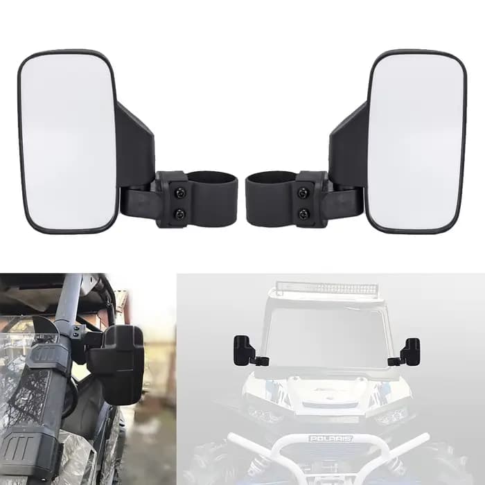 UTV 1.75 "2" rétroviseurs latéraux avec Rivets gratuits pour Can Am Maverick X3 pour Polaris RZR 800