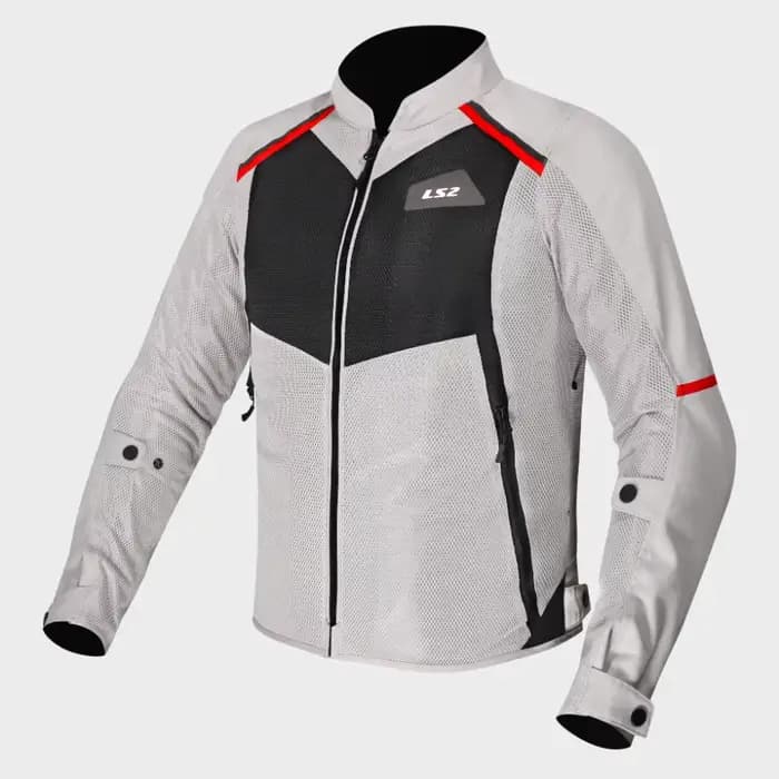 Blouson Moto Ls2 BREEZE Homme Été Noir Homologué CE Chaqueta De Motocicleta Verano 5 Protections LS2