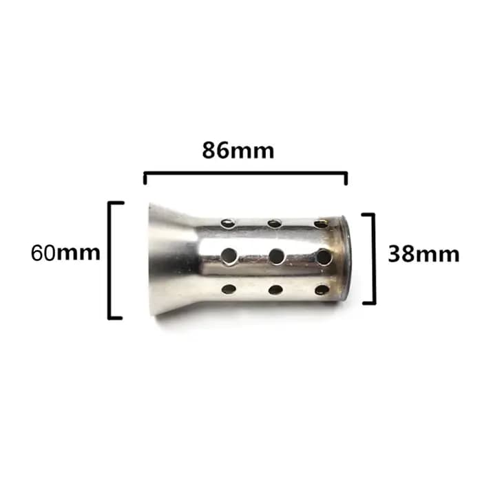 Silencieux d'échappement de moto, entrée 51mm 60mm, DB Killer réglable, éliminateur de bruit