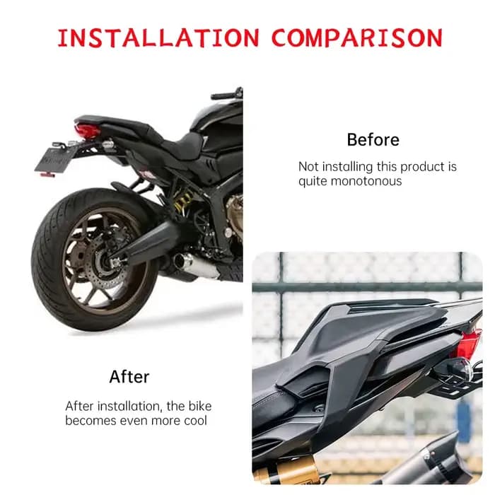Kit spécial de carénage de garniture arrière pour moto HONDA CB650R cbr650r 2018 – 2023, pour cb 650